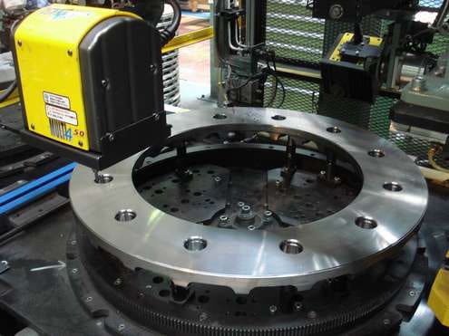 Solution Marquage sur disques de freinage pour trains Technomark