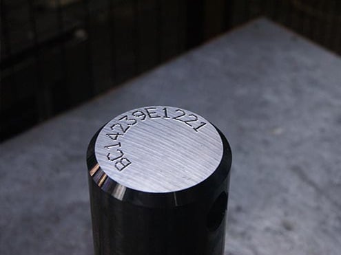 Solution Marquage de pistons de vérins Technomark