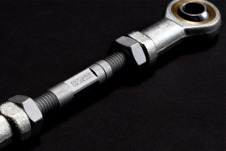 Marquage micro-percussion de code Datamatrix