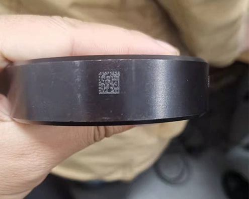 ZF Automotive - datamatrix dot peen marking - technomark 1