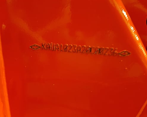 Application KUHN - Technomark Easy - Marquage VIN