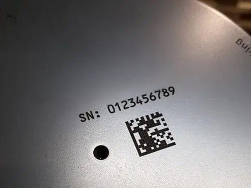 Lasermarkeren van Datamatrix met Technomark Lasermarkeren van Datamatrix met Technomark